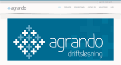 Desktop Screenshot of agrando.no