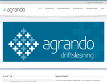 Tablet Screenshot of agrando.no
