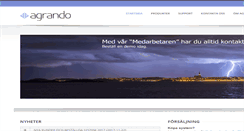 Desktop Screenshot of agrando.se