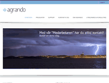 Tablet Screenshot of agrando.se